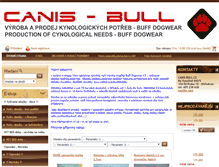 Tablet Screenshot of canis-bull.cz